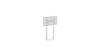 Single column electric floor lift for monitors up to 98"