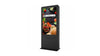 55" Single Floor Standing Totem/Portrait Kiosk Black