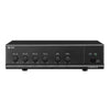 A-230 (30 watt) Mixer Amplifier Output 30 W Input MIC 1 - 3: -60 dB* (1.0 mV) 600 &Omega; unbalanced phone jack AUX: -20 dB* (100 mV) 10 k&Omega; unbalanced RCA pin jack 1 Year Warranty
