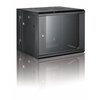 Attock CAB6WB2P550BLK Wall Mounted 2-Part Hinged CCTV Server Cabinet 6U 550mm