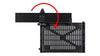 Flip-Down AV Storage Tray Black