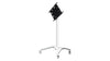 Flat Screen Trolley With Flip Rotation White