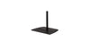 Cover Plate For Single 50mm Pole Matt BLK