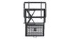Flat Screen Wall Mount with Pull-Down AV Storage Tray - 49 to 86"