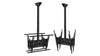 Back-to-Back Universal Flat Screen Ceiling Mount with Tilt