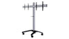 Universal Twin Screen VC Trolley - Silver
