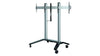 Universal Twin Screen VC Trolley - For two screens up to 65" - Silver