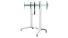 Universal Twin Screen VC Trolley - For two screens up to 65" - White