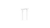 Heavy Duty Twin Pole Ceiling / Floor Mount WHITE