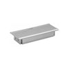 DCN-FBP Flush Blank Panel 100mm Silver - 10 pcs.