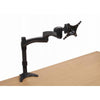 Double Arm Flat Screen Desk Mount for Screens up to 24" Max Weight 9kg - Graphite black