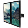 Twin Screen With Dual Articulated Arms Flat Screen Desk Mount