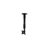 Flat Screen Ceiling / Desk Mount 1m Pole Max Load 23kg Suitable for screens with VESA fixings 75 x 75 mm and 100 x 100 mm