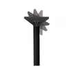 Ceiling / Wall Mount with Tilt for use with 50mm Poles - Black