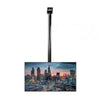 Ceiling / Wall Mount with Tilt for use with 50mm Poles - Black