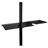 Computer Peripheral Shelf for Pole Mounting