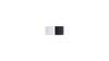 Paintable magnetic grille - Square - Pack of 10 - White