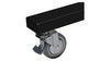 Twin Screen Video Conferencing Floor Stand with Camera Shelf