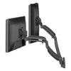 Kontour&trade; K1W Dynamic Wall Mount2 Monitors Black