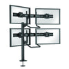 KONTOUR K4 2x2 Grommet Mounted Array 19" - 24" Maximum Weight 6.8 Kg (per monitor) - Black