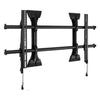 Large Fusion Micro-Adjustable Fixed Wall Display Mount for 42" to 86" max weight 90.7kg - Black