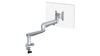 Ascend Single Gas Arm with Desk Clamp - Silver