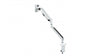 Serene Single Gas Assisted Monitor Arm White