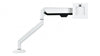 Serene Single Gas Assisted Monitor Arm White