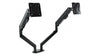 Serene Dual Gas Assisted Monitor Arm - Black