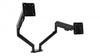 Serene Dual Gas Assisted Monitor Arm - Black
