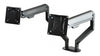 Serene Dual Gas Assisted Monitor Arm - Black
