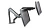 Serene Dual Gas Assisted Monitor Arm - Black