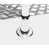 Dual Beam Arm with Manual Height Adjustment - White