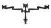 Triple Screen with Desk Clamp - Black