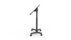 Height Adjustable Mobile Lectern / Table - Black