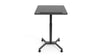 Height Adjustable Mobile Lectern / Table - Black