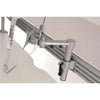 Stream Single Tool Rail Mount up to 23" Screens Silver Maximum Weight 20Kg Maximum VESA 100mm x 100mm. (rail not included) *Previously ERG0005*