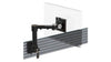 Single Beam Arm with Manual Height Adjustment - Tool Rail Fixing - Black
