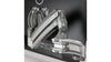 KX Low-Profile Dual Monitor Arm Column Desk Mount Black