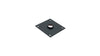 8" Ceiling Plate Max Weight 227 Kg - Black