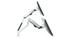 Serene Dual Gas Assisted Monitor Arm - White