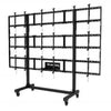 Portable Video Wall Cart 2x2 3x2 or 3x3 Configuration for 46" to 55" Displays