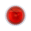 Eaton 640451FULL-0208X Flashni Xenon Sounder Beacon, 24V DC, Red Lens White Base