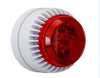 Eaton 8210114FULL-0017X ROLP Solista LED Sounder Beacon, Red lens White Base