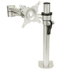 Stream Single Desk Mount Height Adjustable For Screens up to 36" Max Weight 20kg - Black/Grey