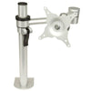 Stream Single Desk Mount Height Adjustable For Screens up to 36" Max Weight 20kg - Black/Grey