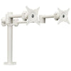 Stream Dual Desk Mount For Screens up to 30" Diagonal Max Weight 40kg - White