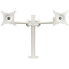 Stream Dual Desk Mount For Screens up to 30" Diagonal Max Weight 40kg - White