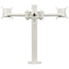 Stream Dual Desk Mount For Screens up to 30" Diagonal Max Weight 40kg - White