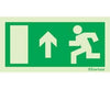 Everlux 80127 - 300x150 Direction Sign Arrow Up 300mm x 150mm